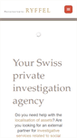 Mobile Screenshot of investigation.ch