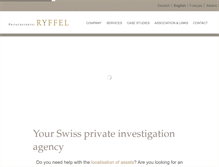 Tablet Screenshot of investigation.ch